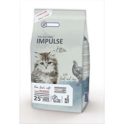 The Natural Impulse Kitten (Frango) 2 Kg