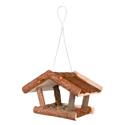 COMEDOURO DE JARDIM EM MADEIRA NATURAL