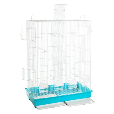 VIVEIRO DUPLO DE ARAME COM GAVETAS GIGANTE