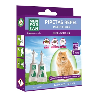 MFS - PIPETAS REPELENTES DE PARASITAS PARA GATOS (2 unidades)