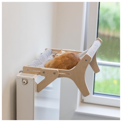 HAMMOCK PARA GATOS COM APLICAÇÃO EM CAMA OU RADIADOR