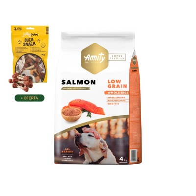 Amity Super Premium (Low Grain) Cão Adulto - Salmão