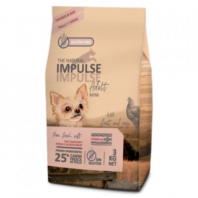 The Natural Impulse Cão Adulto Mini (Frango)