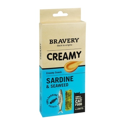 BRAVERY CREAMY - SARDINHA & ALGAS