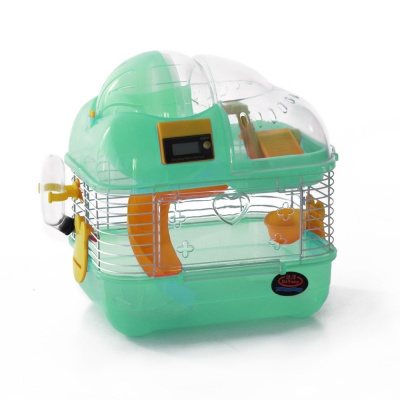 Gaiola para Hamsters com Ginásio e Contador Digital de Voltas - EX