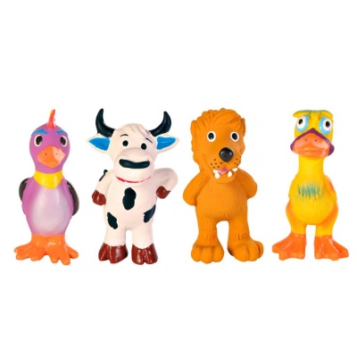MINI ANIMAIS EM LÁTEX PARA CÃES