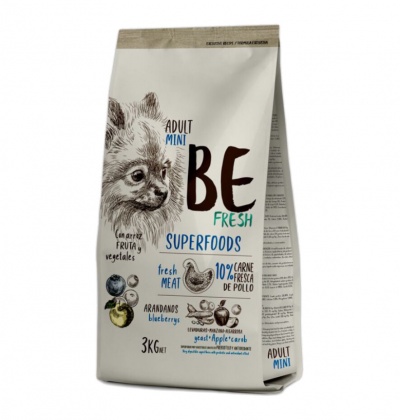 Be Fresh Cão Mini Adulto (Frango) 3 Kg