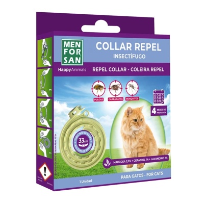 MFS - COLEIRA REPELENTE DE PARASITAS PARA GATOS