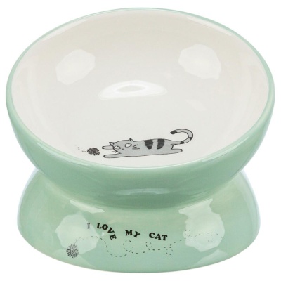 GAMELA ELEVADA EM CERÂMICA PARA GATOS