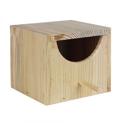 NINHO "JAVAEX" EM MADEIRA DE PINHO PARA PARDAIS DE JAVA E EXÓTICOS