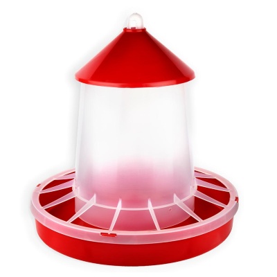 COMEDOURO TREMONHA PARA GALINHAS COM GRELHA E TAMPA (6 KG)