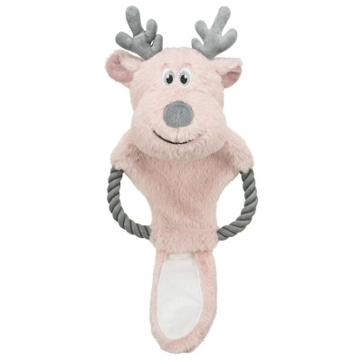 RENA EM PELÚCIA/CORDA - NATAL