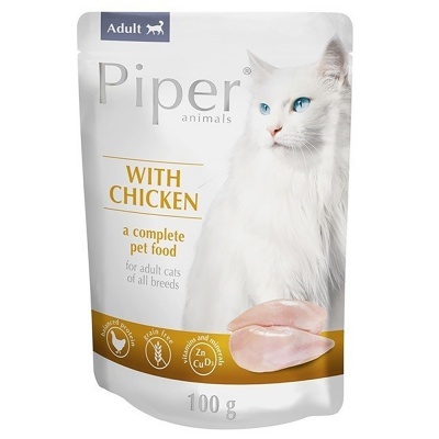 PIPER COM FRANGO - GATOS ESTERILIZADOS GRAIN FREE (10 SAQUETAS)