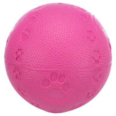 BOLA EM BORRACHA COM PATINHAS E SOM