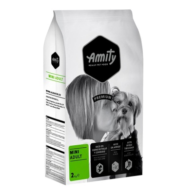 Amity Premium Cão mini adulto - Frango, cordeiro e arroz
