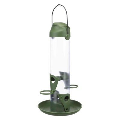 COMEDOURO FUSO COM APARADOR E 2 POLEIROS