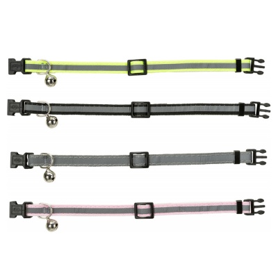 JÚNIOR - COLEIRA REFLETORA EM NYLON PARA GATINHOS (4 UNIDADES)