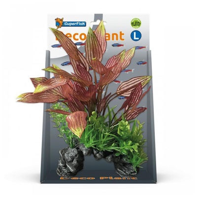 DECO PLANT-"HENKELIANUS" (L) -  PLANTAS ARTIFICIAIS PARA AQUÁRIO
