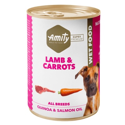 AMITY SUPER PREMIUM DOG CORDEIRO E CENOURA