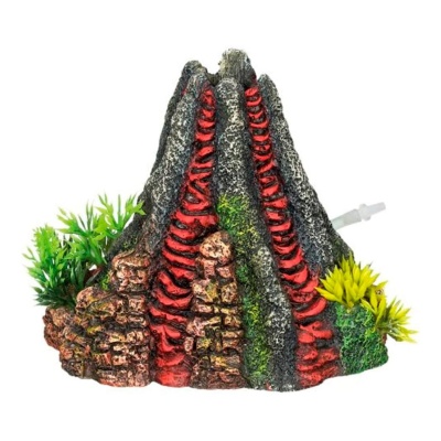 DECORAÇÃO PARA AQUÁRIO - VULCÃO