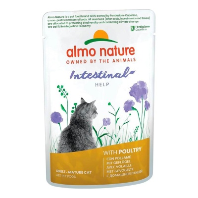 "ALMO NATURE" CAT FUNCTIONAL INTESTINAL HELP - FRANGO (30 UNIDADES)