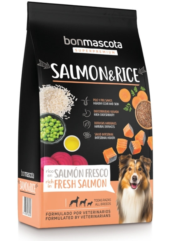 Alimentação Salmão & Arroz 20Kg -Peixe Fresco 26%/14% Alimentação Salmão & Arroz 20Kg -Peixe Fresco 26%/14%