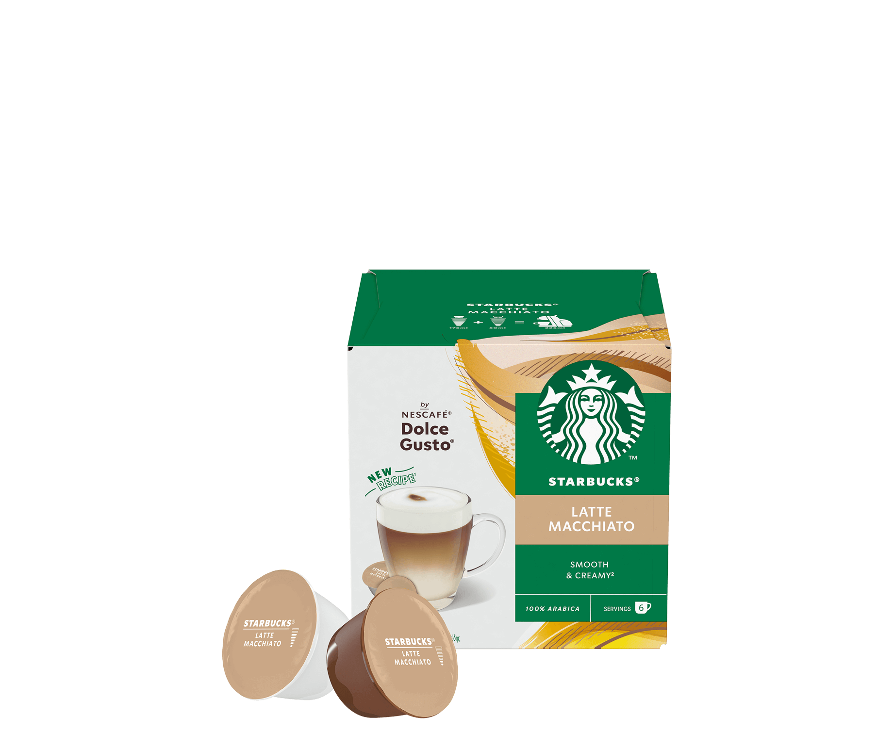 Starbucks Latte Macchiato - Nescafé Dolce Gusto 12 Cápsulas
