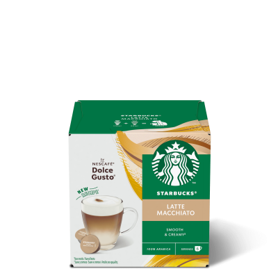 Starbucks Latte Macchiato - Nescafé Dolce Gusto 12 Cápsulas