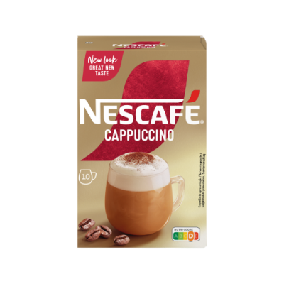 Nescafé Solúvel Gold Cappuccino 10x14Gr *VALIDADE 08/2026