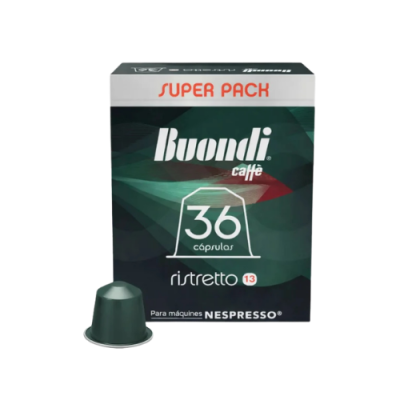 Cápsulas Compatíveis Nespresso* Buondi Ristretto 36 unid.