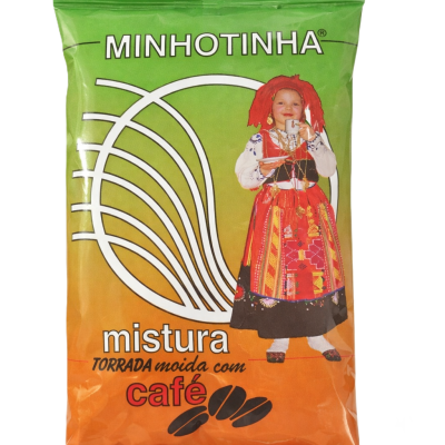 Mistura Torrada moìda com Café 250 Grs A Minhotinha