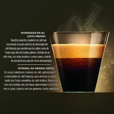 Café Nescafé Espresso Intenso 64 Cápsulas Dolce Gusto