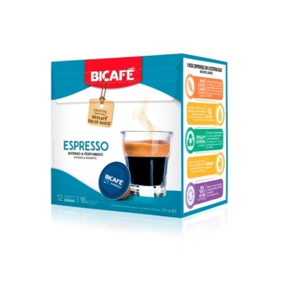 Bicafé Espresso 16 Cápsulas Compatível Dolce Gusto*