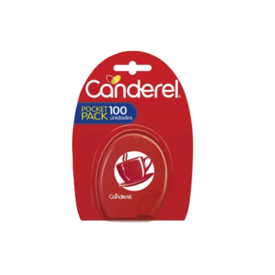 adoçante canderel pastilhas doseador 100un