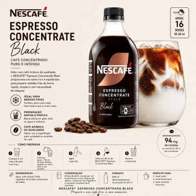 NESCAFÉ Espresso Concentrado  Black