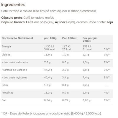 Nescafé Latte Macchiato Caramel 16 Cápsulas Dolce Gusto
