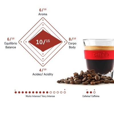 Cápsulas de Café Qalidus 60 Cápsulas Int 10