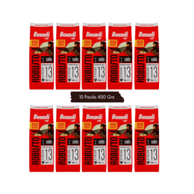 Café Buondi Grão Robusto Int 13 10x400Grs