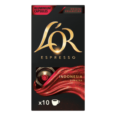 Cápsulas Compatíveis Nespresso® L’or® Indonesia 10 unid.