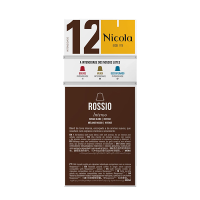 Cápsulas Compatíveis Nespresso Nicola Rossio 10 unid.
