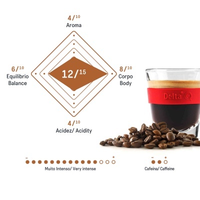 Cápsulas de Café Qharismas 10 Cápsulas Int 12