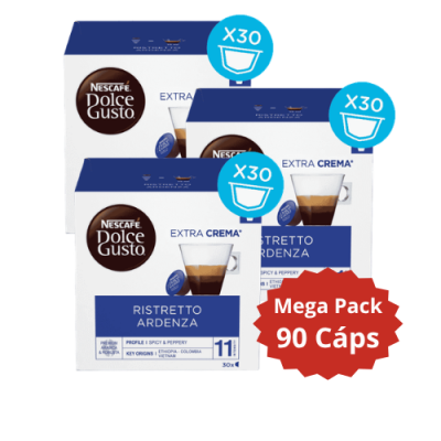 Café Nescafé Ardenza 90 Cápsulas Dolce Gusto MEGA PACK