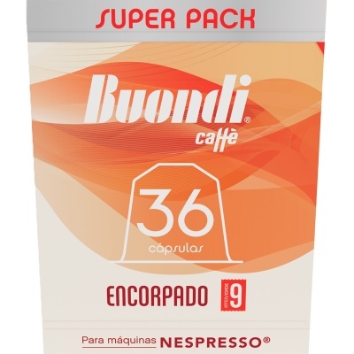 Cápsulas Compatíveis Nespresso* Buondi Encorpado 36 unid.