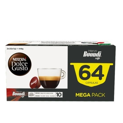 Café Nescafé Espresso Intenso 64 Cápsulas Dolce Gusto