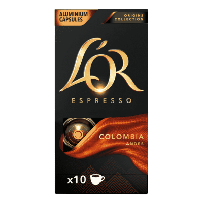 Cápsulas Compatíveis Nespresso® L’or® Colombia 10 unid.