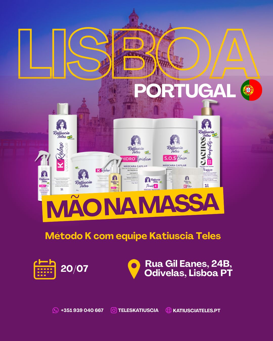 MÃO NA MASSA 24/08/2026 - LISBOA MÃO NA MASSA 24/08/2026 - LISBOA