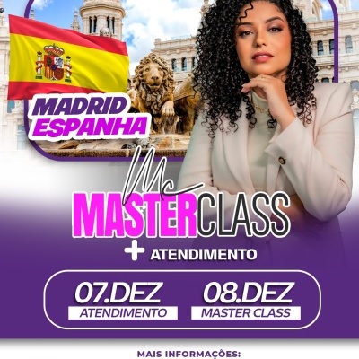 MASTER CLASS INTERNACIONAL – ESPANHA | 08/12/2025