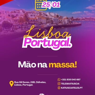 MÃO NA MASSA – LISBOA | 25/01/2026