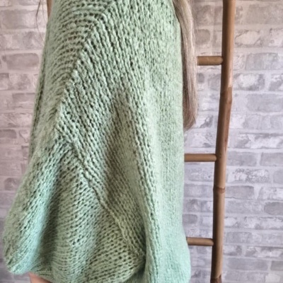 T-shirt camisolao lã