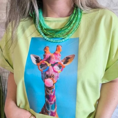 T-shirt girafa